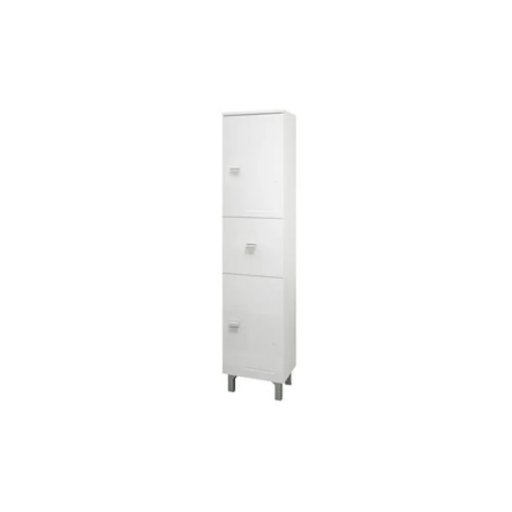 COLONNA BAGNO EVA 2 ANTE + 1 CASSETTO 148 BIANCO