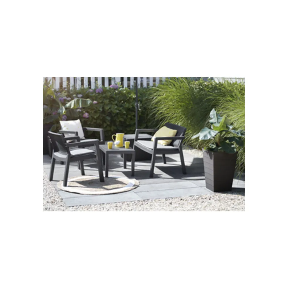 ALLIBERT SALOTTO EMILY C/CUSCINI GRAPHITE ALLIBERT SALOTTO EMILY C/CUSCINI GRAPHITE