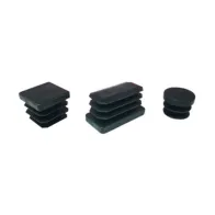 BL PUNTALE ALETTATO 20X20 MM NERO 8 PZ (5