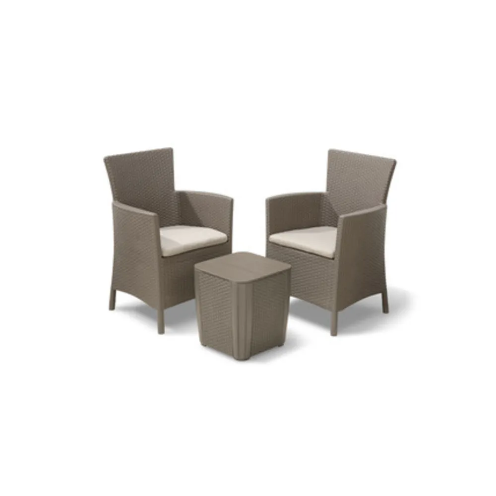 ALLIBERT/KETER SALOTTO IOWA BALCONY CAPPUCCINO ALLIBERT/KETER SALOTTO IOWA BALCONY CAPPUCCINO
