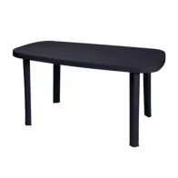TAVOLO GARDEN OTELLO 136X82XH72CM ANTRACITE