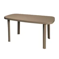 TAVOLO GARDEN OTELLO 136X82XH72CM TORTORA
