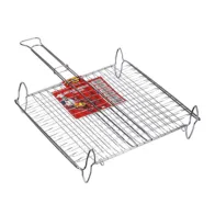 GRATICOLA DOPPIA BOMBATA C/PIEDI 40X30 CM