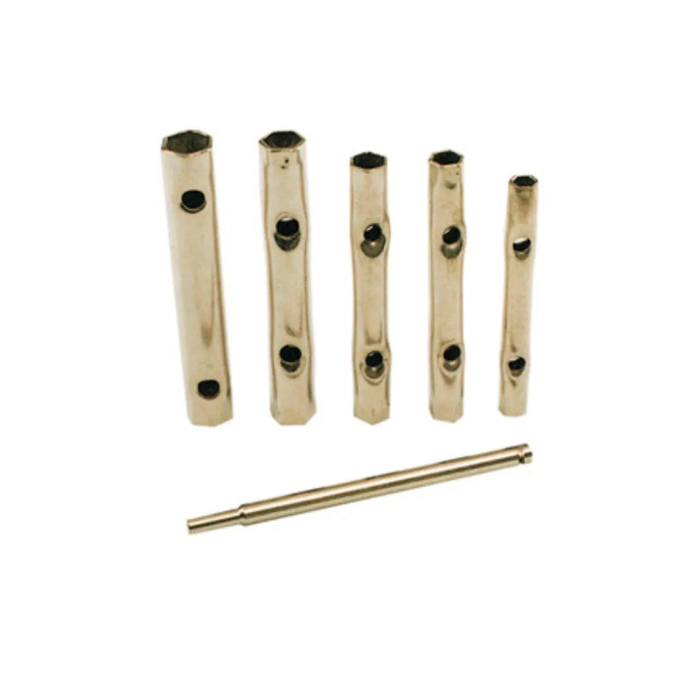 SERIE 5 CHIAVI A TUBO E 1 SPINA SERIE 5 CHIAVI A TUBO E 1 SPINA