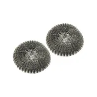 SPUGNA IN ACCIAIO SPAZZOLA 2 PZ FACKELMANN 63862 (4