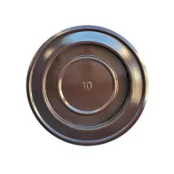 ROSONE P/TUBO DI STUFA D 12 CM MARRONE