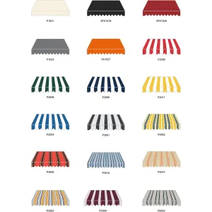 TENDA DA SOLE BRACCI RETRATTILI 295X250 CM P3002