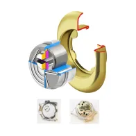 PROTECTOR MONOLITO BD 200 ACCIAIO OTTONE O L PVD