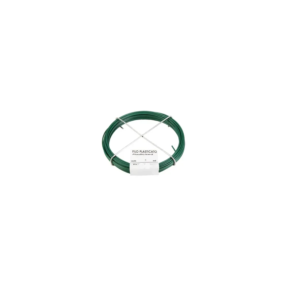 MATASSINA FILO PLASTICATO N. 8 D 1,6 MM 16 M VERDE (30,0 pz) MATASSINA FILO PLASTICATO N. 8 D 1,6 MM 16 M VERDE (30,0 pz)