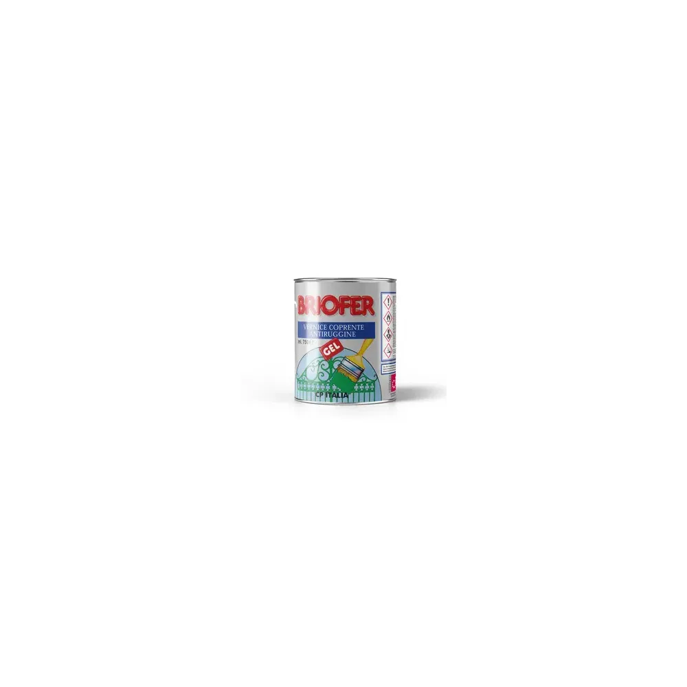 SMALTO BRIOFER ANTIRUGGINE GEL 0,75L BIANCO PERLA (6,0 pz) SMALTO BRIOFER ANTIRUGGINE GEL 0,75L BIANCO PERLA (6,0 pz)