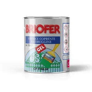 SMALTO BRIOFER ANTIRUGGINE GEL  0,75L GIALLO TROP (6,0 pz)