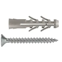 10 TASSELLI NYL 8X40 C/VITE 5X45