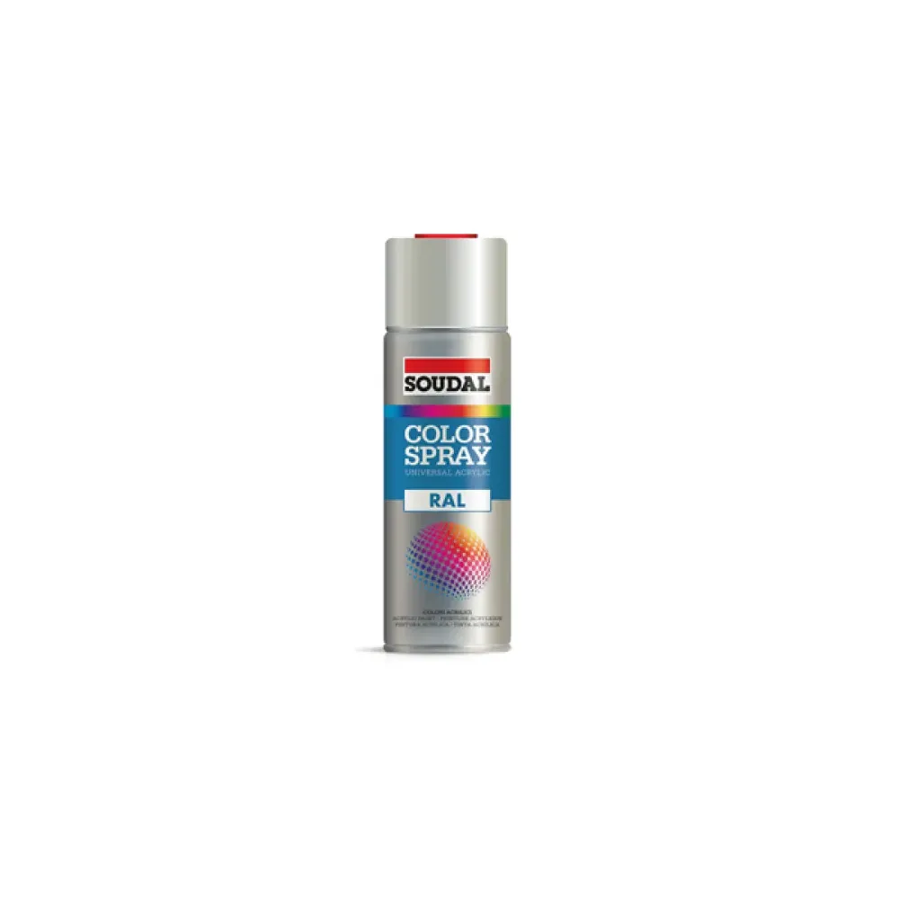 BOMBOLETTA SPRAY ACRILICO SOUDAL 400ML NERO OPACO RAL 9005