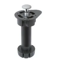 PIEDINI IN PLASTICA NERO H 12 (4 PZ)