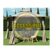 C SET 4 TELI LATERALI P/GAZEBO EDEN/CAIRO BEIGE SCURO