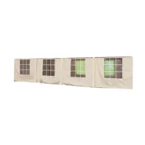 SET TELI LATERALI P/GAZEBO BIG ROYAL YF5005S ECRU