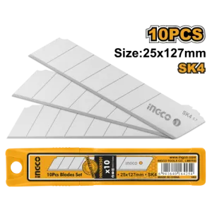 SET 10 LAME A SPEZZARE 25X127MM