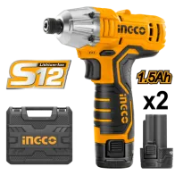 AVVITATORE AD IMPULSI BATTERIA LI 12V + CARICATORE + 2 BATTERIE