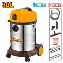 ASPIRAPOLVERE LIQUIDI INOX 1400W 30LT
