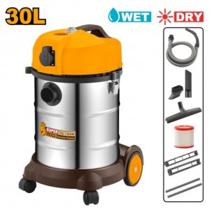 ASPIRAPOLVERE LIQUIDI INOX 1400W 30LT