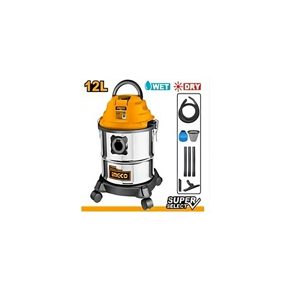 ASPIRAPOLVERE-LIQUIDI 1000W 12L