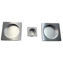 KIT MANIGLIE QUADRO CIECO PORTE SCORREVOLI CROMO