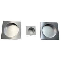 KIT MANIGLIE QUADRO CIECO PORTE SCORREVOLI CROMO