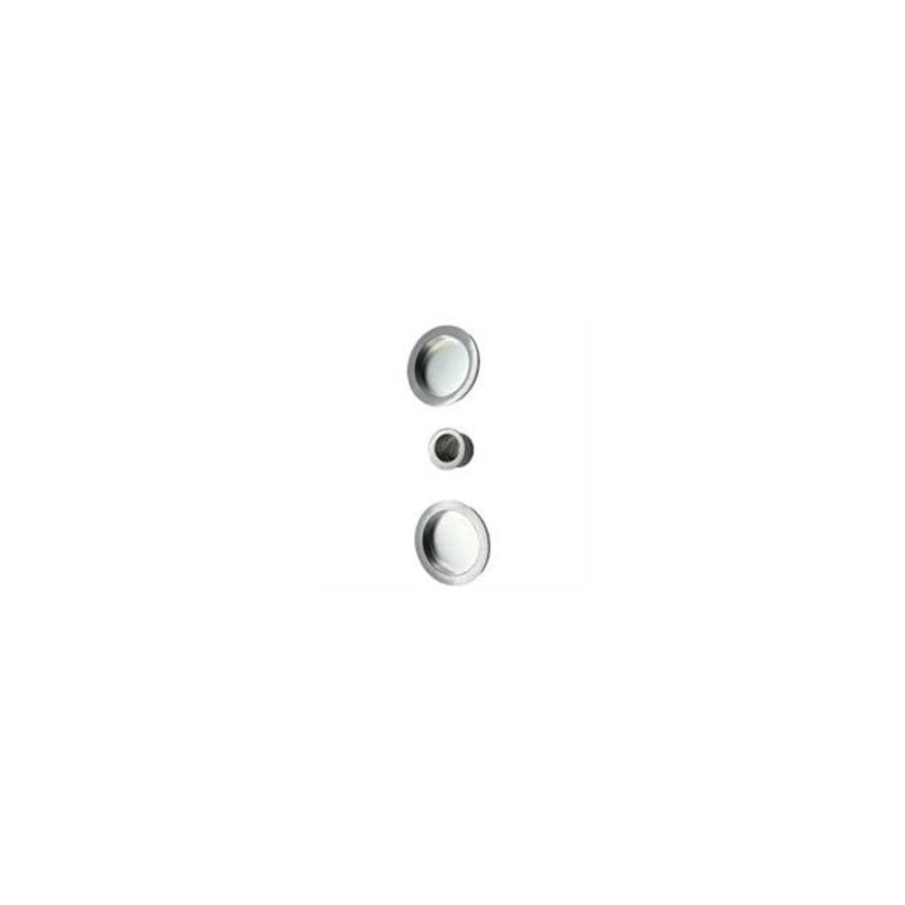 KIT MANIGLIE TONDO CIECO PORTE SCORREVOLI CROMO KIT MANIGLIE TONDO CIECO PORTE SCORREVOLI CROMO