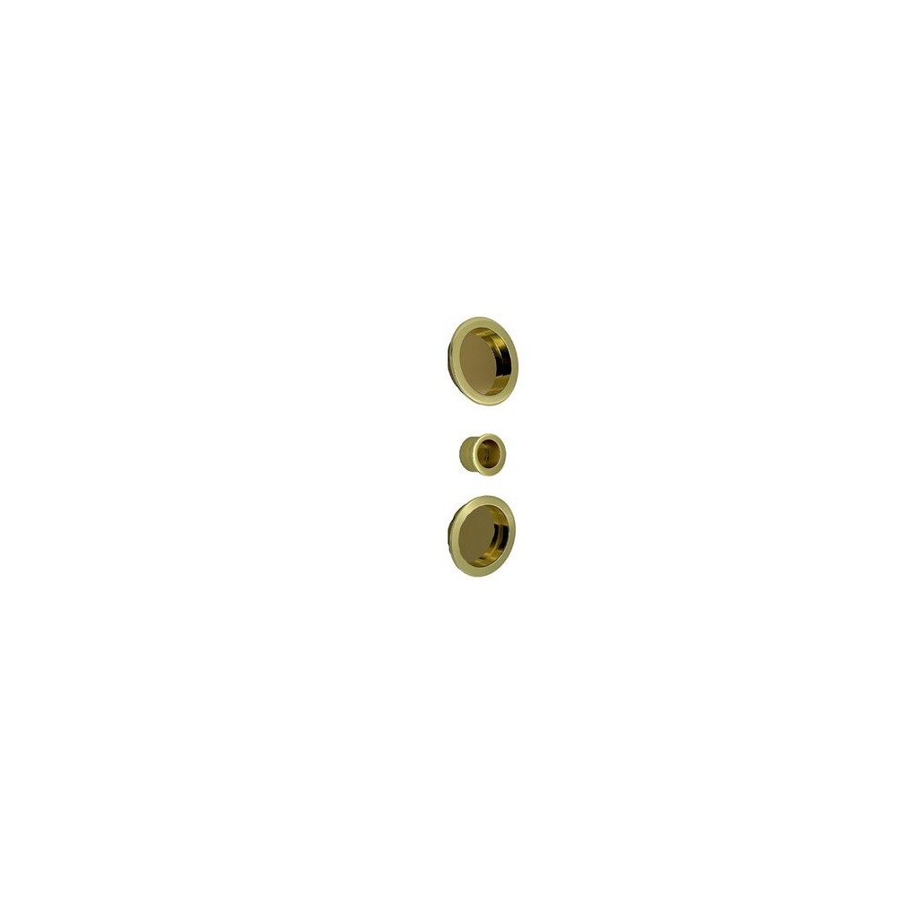 KIT MANIGLIE TONDO CIECO PORTE SCORREVOLI ORO KIT MANIGLIE TONDO CIECO PORTE SCORREVOLI ORO