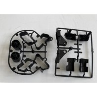 R ACCESSORI MONTAGGIO X CASSAPANCA TERRY BOX 120X54XH57 CM NERO GRIGIO