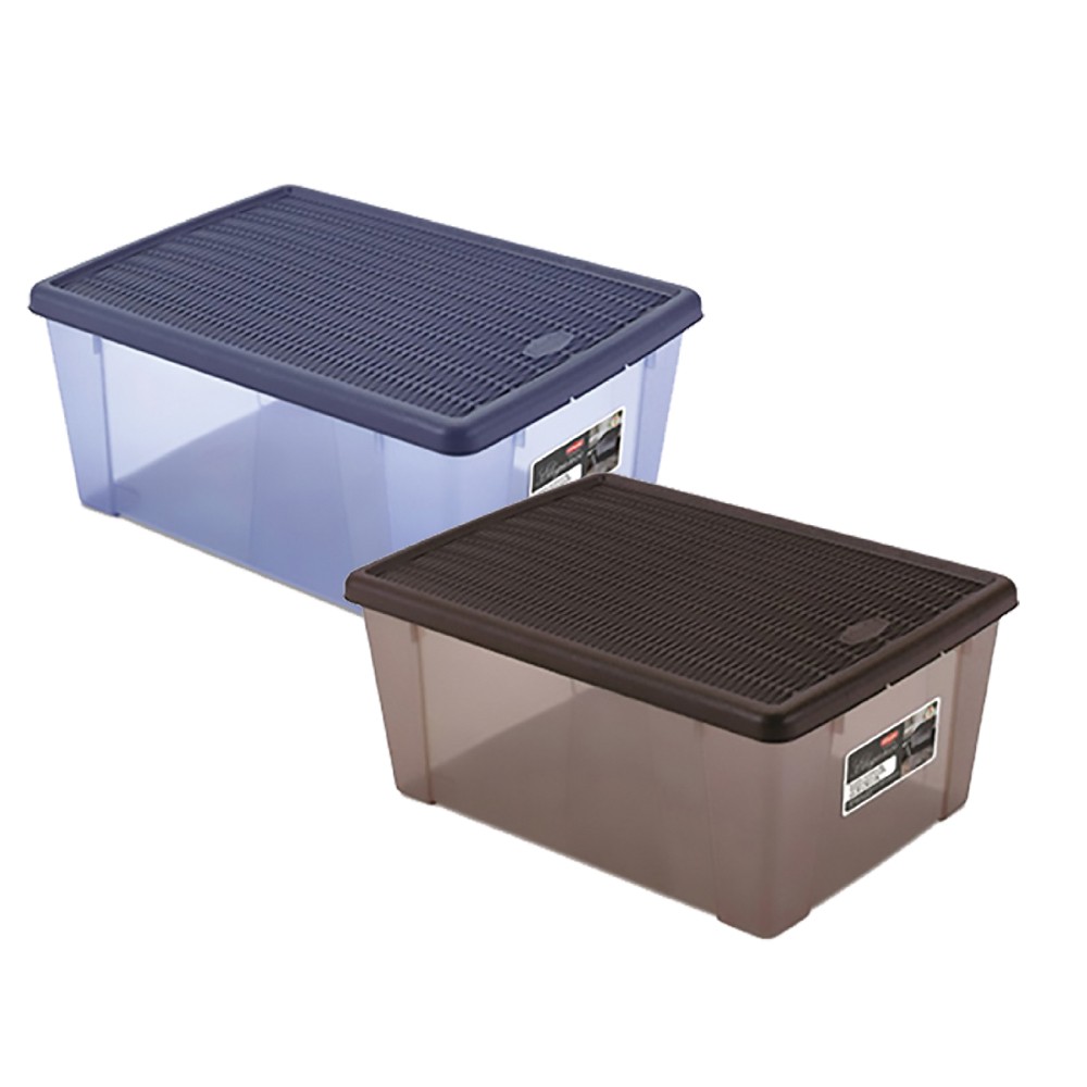SCATOLA MULTIUSO 'ELEGANCE BOX' XL cm 39 x 29 x h 17 bianco/trasparente SCATOLA MULTIUSO 'ELEGANCE BOX' XL cm 39 x 29 x h 17 bianco/trasparente