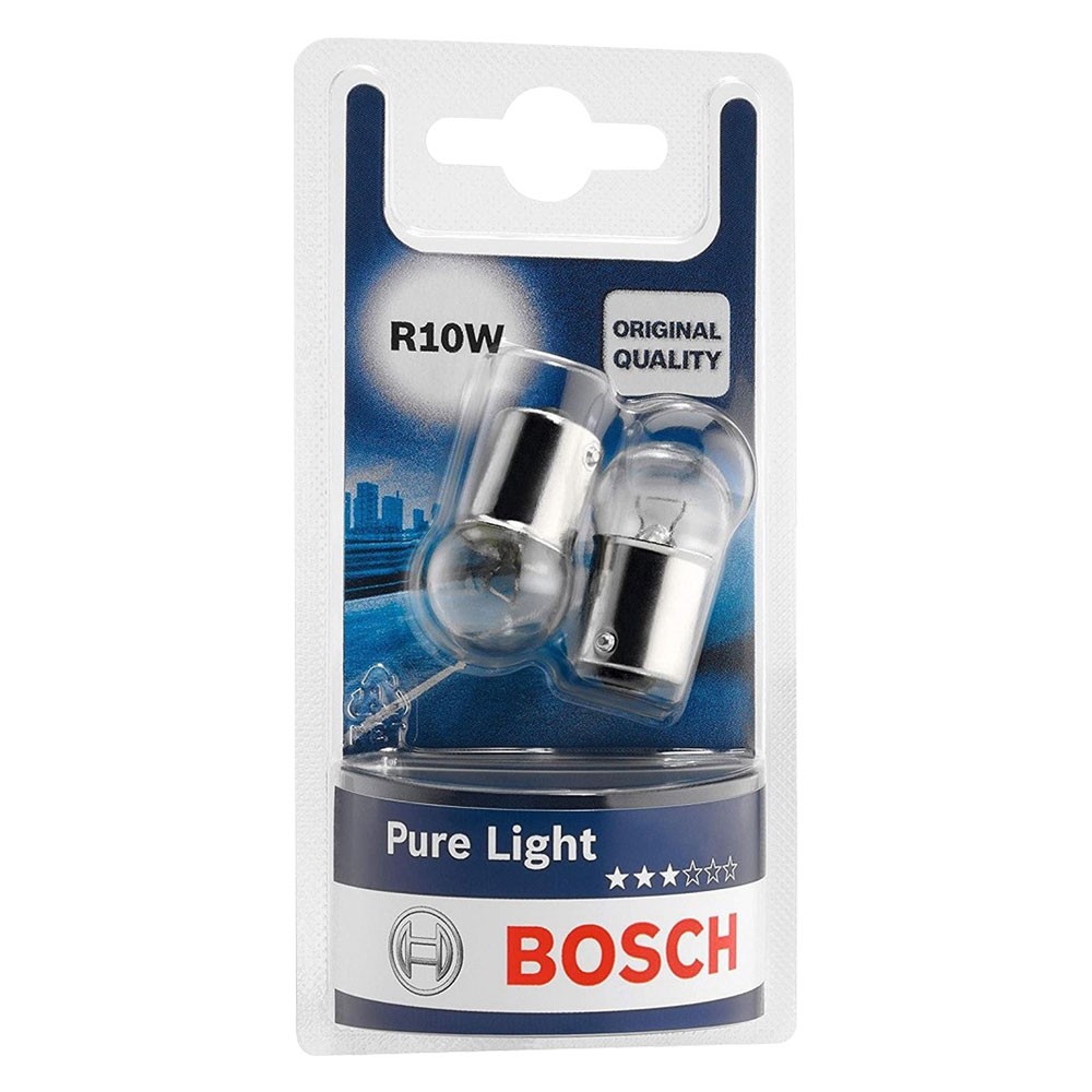 LAMPADINA LUCE TARGA R5W - 12 V - 5 W - attacco BA15s - 2 pezzi LAMPADINA LUCE TARGA R5W - 12 V - 5 W - attacco BA15s - 2 pezzi