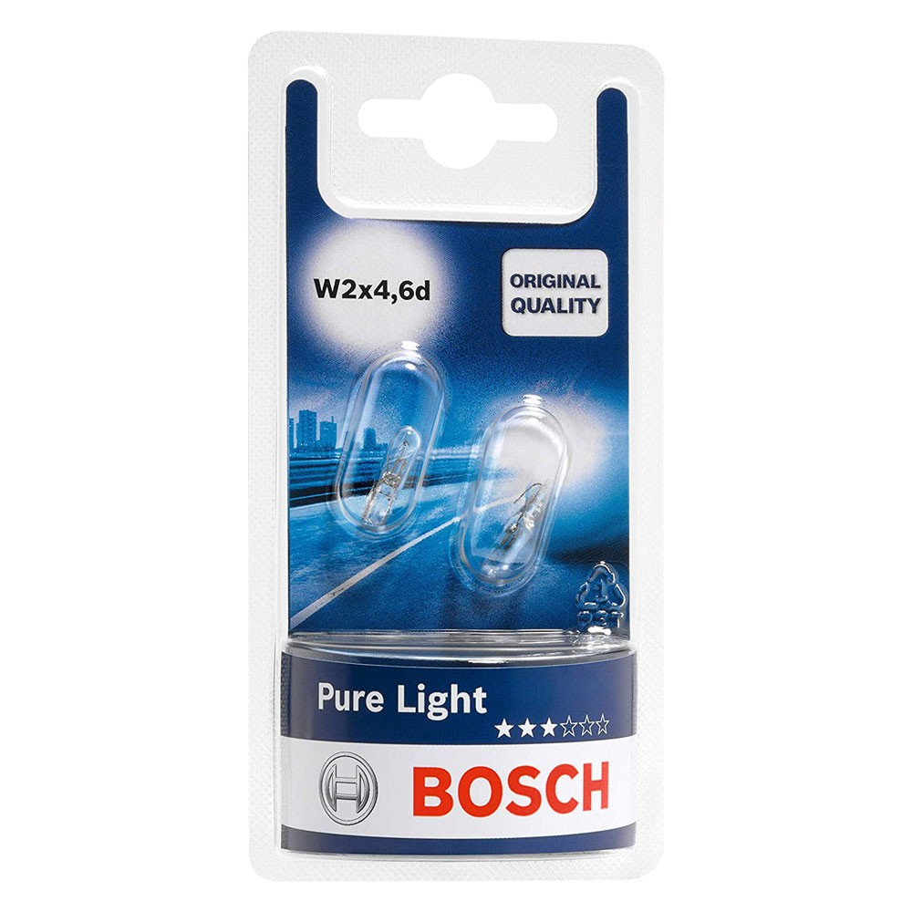 LAMPADINA PER CRUSCOTTO AUTO W1 - 12 V - 2 W - 2 pezzi LAMPADINA PER CRUSCOTTO AUTO W1 - 12 V - 2 W - 2 pezzi