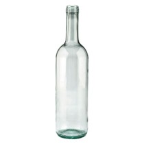BOTTIGLIA IN VETRO TIPO 'BORDOLESE' 750 ml - colore mezzo bianco