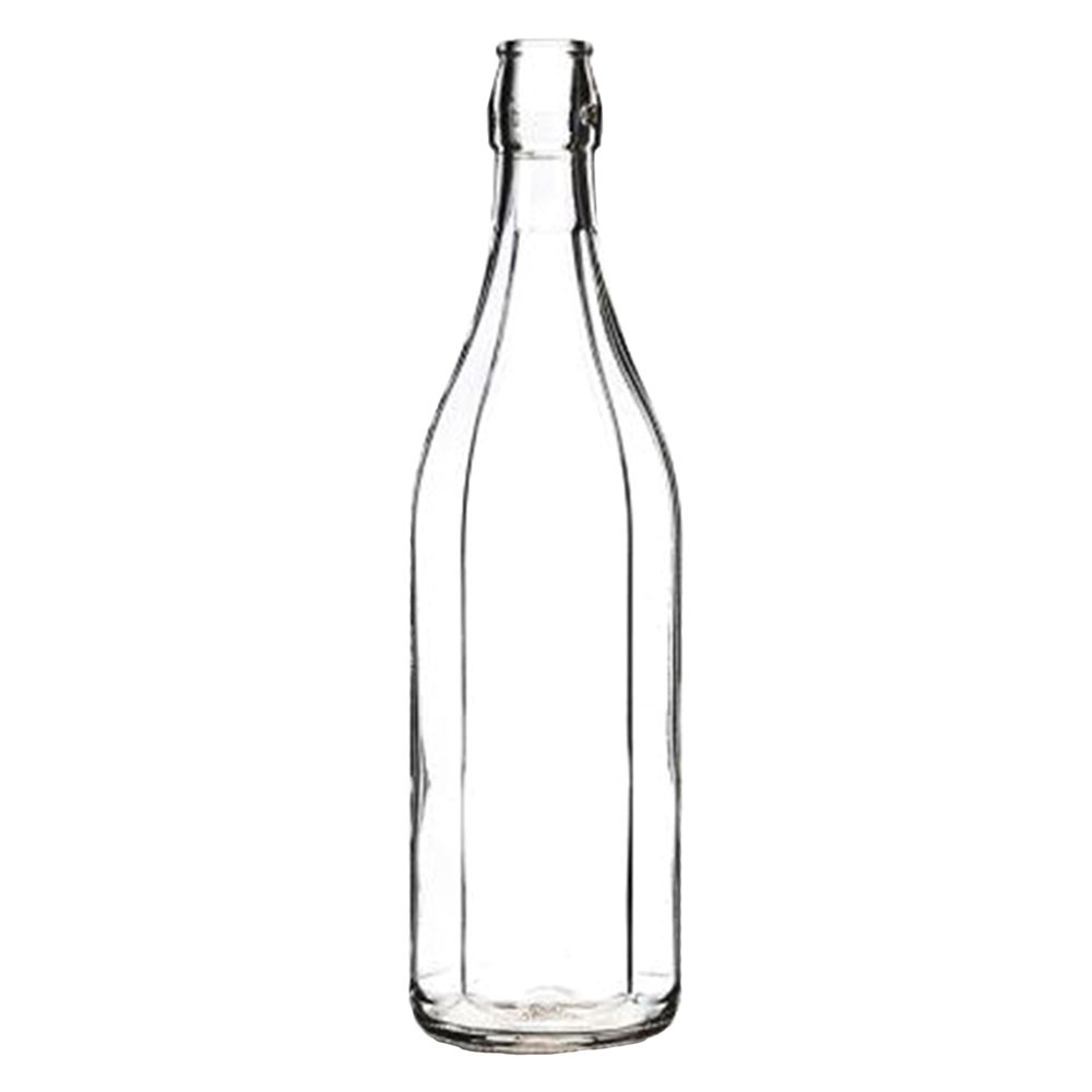 BOTTIGLIA IN VETRO 'COSTOLATA' 1000 ml bianca - tappo 7943200 BOTTIGLIA IN VETRO 'COSTOLATA' 1000 ml bianca - tappo 7943200