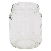 VASO VETRO 'BOCCACCIO' PER ALIMENTI TIPO 'MIELE' 780 ml - imbocc. Ø 82 mm