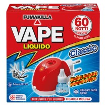 ANTIZANZARE ELETTRICO AD EMANAZIONE 'LIQUIDA' 30 ml - con 1 ricarica liquida (per 60 notti)