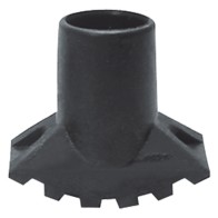 PUNTALE NERO A CREMAGLIERA ricambio - Ø 38 mm.