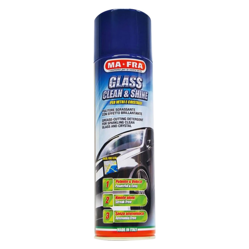 DETERGENTE SGRASSANTE VETRI E CRISTALLI 'GLASS CLEAN E SHINE' ml 500 DETERGENTE SGRASSANTE VETRI E CRISTALLI 'GLASS CLEAN E SHINE' ml 500