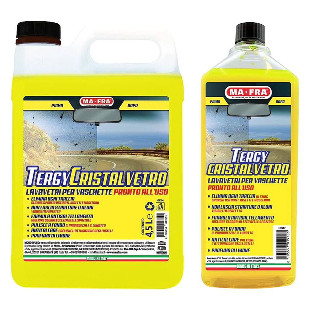 LAVAVETRI LIQUIDO 'TERGY CRISTALVETRO' ml 4500 LAVAVETRI LIQUIDO 'TERGY CRISTALVETRO' ml 4500