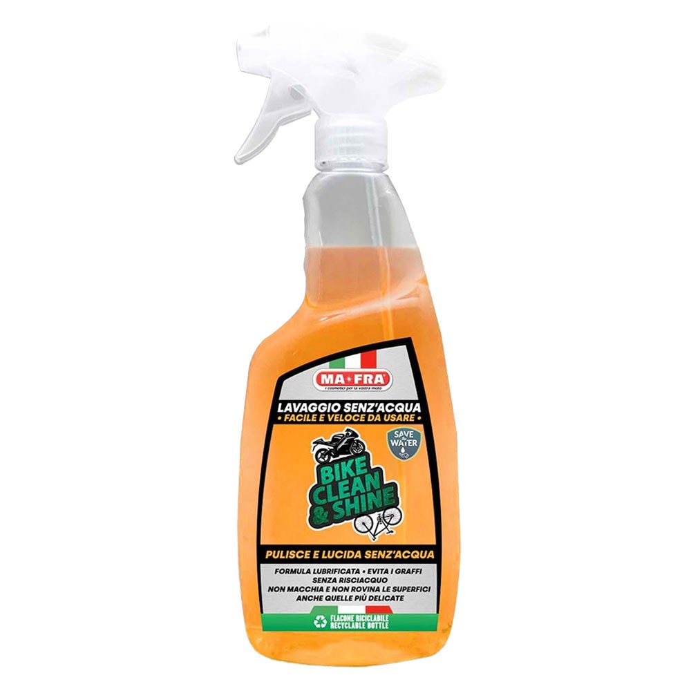 DETERGENTE SPRAY PER BICI 'BIKE CLEAN & SHINE' ml 750 DETERGENTE SPRAY PER BICI 'BIKE CLEAN & SHINE' ml 750