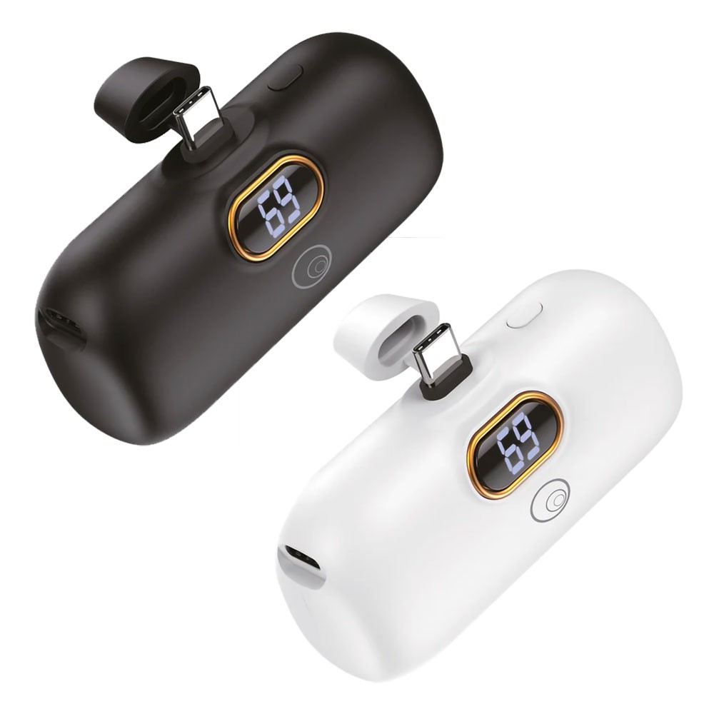 BATTERIA PORTATILE 'MINI POWER BANK' MOD. LS93 5000 mAh - bianco BATTERIA PORTATILE 'MINI POWER BANK' MOD. LS93 5000 mAh - bianco