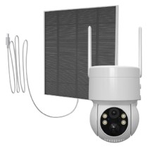 TELECAMERA PER ESTERNI 'PTZ' 4G con pannello solare - 3.0 MPX