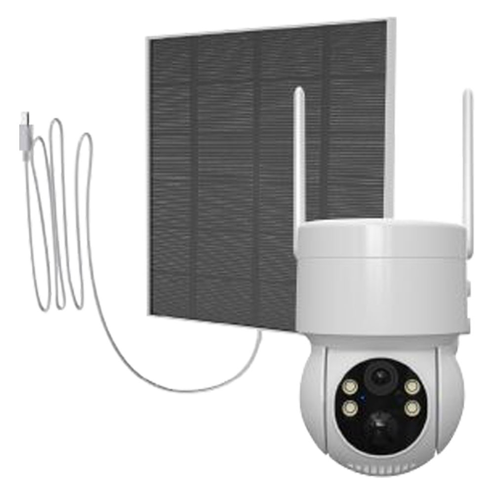 TELECAMERA PER ESTERNI 'PTZ' 4G con pannello solare - 3.0 MPX