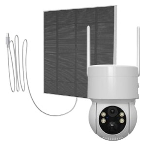 TELECAMERA PER ESTERNI 'PTZ' 4G con pannello solare - 3.0 MPX