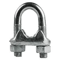 MORSETTO PER FUNI INOX D 4 MM PZ 2