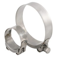 FASCETTA A MORSETTO ø 40 - 43 - banda 20 mm - vite M6