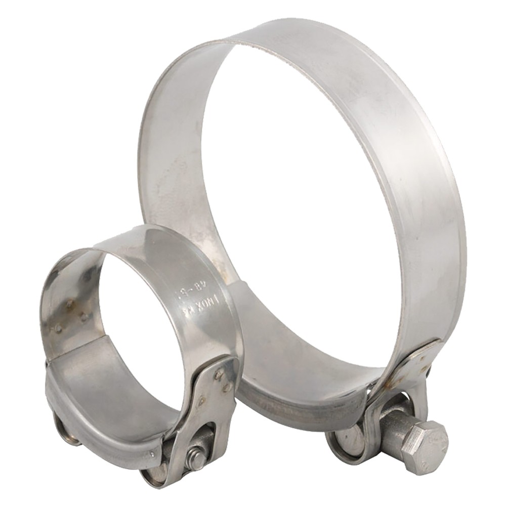 FASCETTA A MORSETTO ø 113 - 121 - banda 24 mm - vite M8 FASCETTA A MORSETTO ø 113 - 121 - banda 24 mm - vite M8