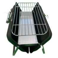 C BARBECUE A CARBONE C/VALIGETTA CM 44X28X32
