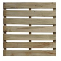PEDANA IN PINO IMPREGNATO 50X50 CM 7 LISTELLI